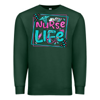 Sports Green nurse life olivia  (1) Premium Sweatshirt - OliviaCreatesArt