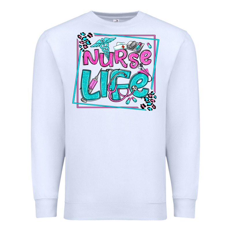 Nurse Life Olivia  (1) Premium Sweatshirt by OliviaCreatesArt | Teevron