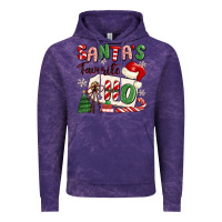 Cloud Purple santa's favorite ho Vintage Hoodie - MaliasSmallBusiness