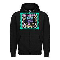 Black fueled by ıced coffee and anxiety Zipper Hoodie - TumblerDesignByShophia