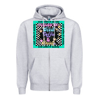 Fueled By ıced Coffee And Anxiety Zipper Hoodie | Teevron