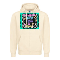 Sandshell fueled by ıced coffee and anxiety Zipper Hoodie - TumblerDesignByShophia