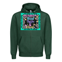 Sports Green fueled by ıced coffee and anxiety Zipper Hoodie - TumblerDesignByShophia