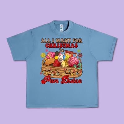 All I Want For Christmas Is Pan Dulce Urban Heavy Tee Designed By Maliassmallbusiness