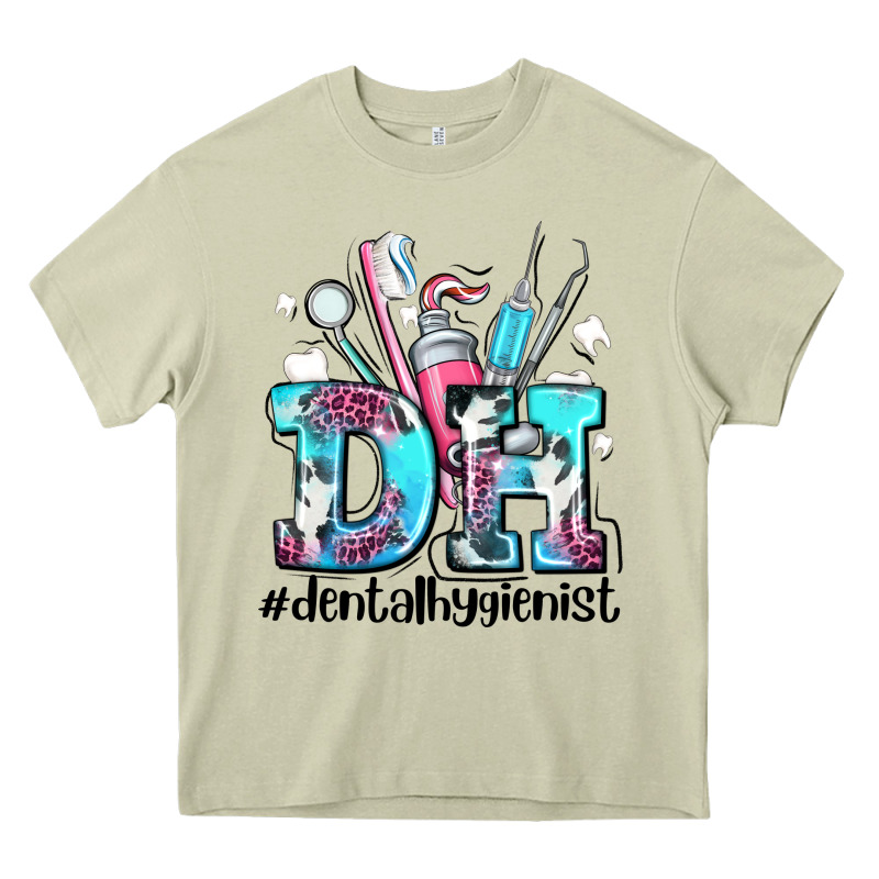 D H Dental Hygienist Heavy Core Tee by AdoDesignShop | Teevron