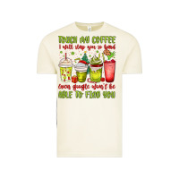 Vintage Arctic christmas characters coffee cups Vintage Tee - MaliasSmallBusiness