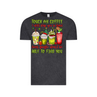 Vintage Black christmas characters coffee cups Vintage Tee - MaliasSmallBusiness