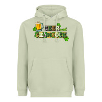 Beer And Shamrock Heavyweight Hoodie | Teevron