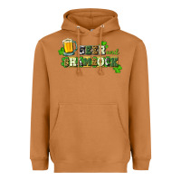 Meerkat Beer and shamrock Heavyweight Hoodie - CowGirlArtShop