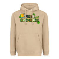 Mushroom Beer and shamrock Heavyweight Hoodie - CowGirlArtShop