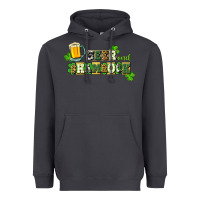 Smoke Beer and shamrock Heavyweight Hoodie - CowGirlArtShop