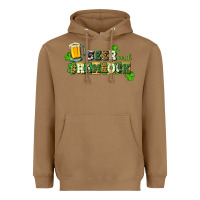 Toasted Coconut Beer and shamrock Heavyweight Hoodie - CowGirlArtShop