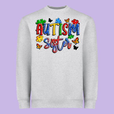 Autism Sister Heavyweight Sweatshirt Designed By Artiststas