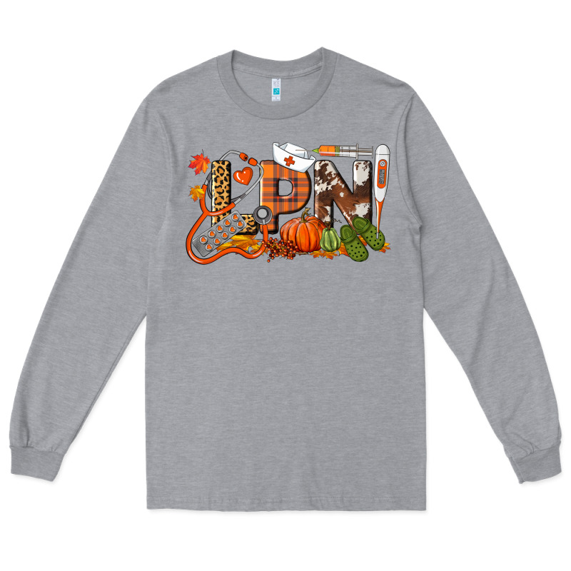 Fall Lpn Licensed Practical Nurse Long Sleeve Tee by LillyAllenDesigns | Teevron
