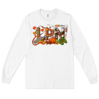 White Fall LPN Licensed Practical Nurse Long Sleeve Tee - LillyAllenDesigns