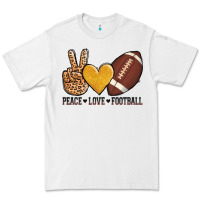 White peace love football Premium Tee - AdoDesignShop