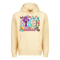Pina Colada He is risen indeed Happy Easter Day Premium Hoodie - HowdyJamesFarm