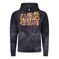 Cloud Black love horse western floral Vintage Hoodie - NancyCooperArtShop
