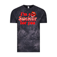 Cloud Black im a sucker for you valentines the day Vintage Tee - NancyCooperArtShop