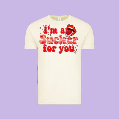Im A Sucker For You Valentines The Day Vintage Tee Designed By Nancycooperartshop