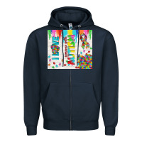 Navy i love someone with autism Zipper Hoodie - TumblerDesignByShophia