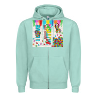Seafoam i love someone with autism Zipper Hoodie - TumblerDesignByShophia