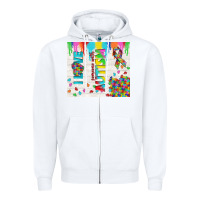 White i love someone with autism Zipper Hoodie - TumblerDesignByShophia