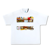 White floral teacher custom name Urban Heavy Tee - NancyCooperArtShop
