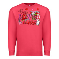 Cardinal one loved nurse valentine's day Premium Sweatshirt - OliviaCreatesArt