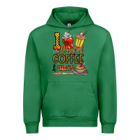 Emerald 100. Days Of Coffee  Chaos Urban Hoodie - CowhideDigitalArt