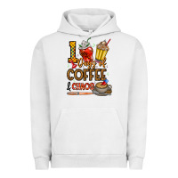 Pigment Lunar Rock 100. Days Of Coffee  Chaos Urban Hoodie - CowhideDigitalArt