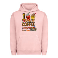 Pigment Salmon 100. Days Of Coffee  Chaos Urban Hoodie - CowhideDigitalArt