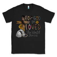 Black for god so loved the world jhon Classic Tee - CowhideDigitalArt