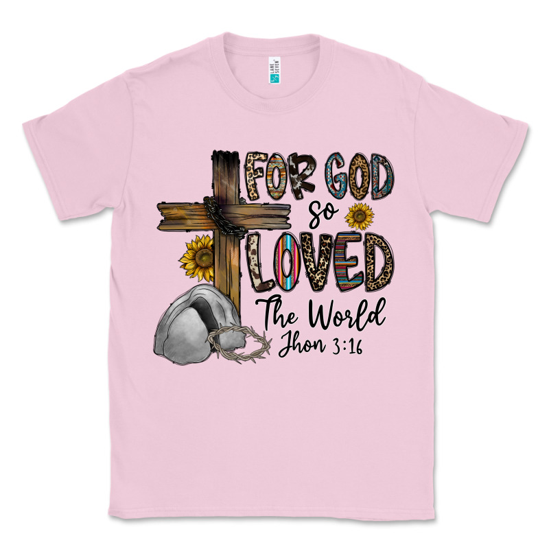 For God So Loved The World Jhon Classic Tee by CowhideDigitalArt | Teevron