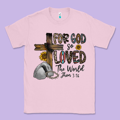 For God So Loved The World Jhon Classic Tee Designed By Cowhidedigitalart