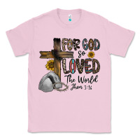 Bubblegum Pink for god so loved the world jhon Classic Tee - CowhideDigitalArt