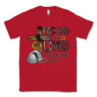 Red for god so loved the world jhon Classic Tee - CowhideDigitalArt