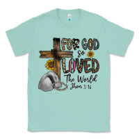 Seafoam for god so loved the world jhon Classic Tee - CowhideDigitalArt
