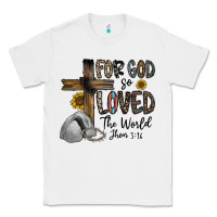 White for god so loved the world jhon Classic Tee - CowhideDigitalArt