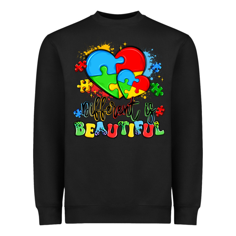 Different Is Beautiful Heavyweight Sweatshirt by Artiststas | Teevron