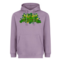 Lavender Just a girl who loves St. Patrick's Day Heavyweight Hoodie - HowdyJamesFarm