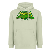 Matcha Just a girl who loves St. Patrick's Day Heavyweight Hoodie - HowdyJamesFarm