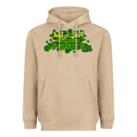Mushroom Just a girl who loves St. Patrick's Day Heavyweight Hoodie - HowdyJamesFarm