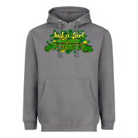 Storm Just a girl who loves St. Patrick's Day Heavyweight Hoodie - HowdyJamesFarm