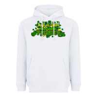 White Just a girl who loves St. Patrick's Day Heavyweight Hoodie - HowdyJamesFarm