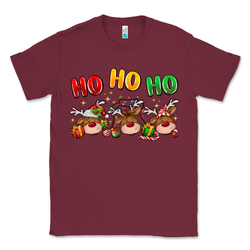 Ho Ho Ho Reindeer Classic Tee by MaliasSmallBusiness | Teevron