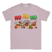 Lilac ho ho ho reindeer Classic Tee - MaliasSmallBusiness
