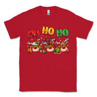 Red ho ho ho reindeer Classic Tee - MaliasSmallBusiness
