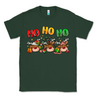 Sports Green ho ho ho reindeer Classic Tee - MaliasSmallBusiness