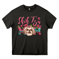 Asphalt shih tzu mom Heavy Core Tee - Artiststas